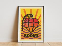 Plakat - Boom - A3 (297x420mm)