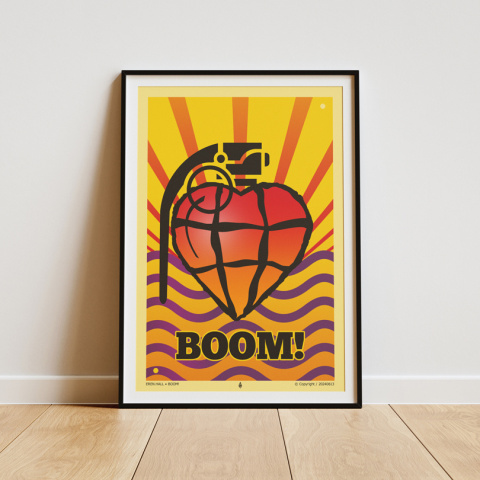 Plakat - Boom - A3 (297x420mm)
