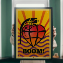 Plakat - Boom - A3 (297x420mm)