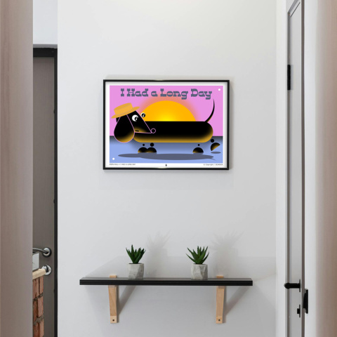 Plakat - I Had a Long Day - A3 (297x420mm) Plakat - I Had a Long Day - A3 (297x420mm)