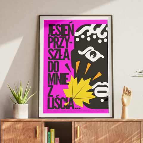 Plakat - Jesień z liścia - A2 (420x594mm) Plakat - Jesień z liścia - A2 (420x594mm)