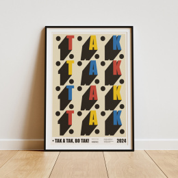Plakat - Tak - A3 (297x420mm)